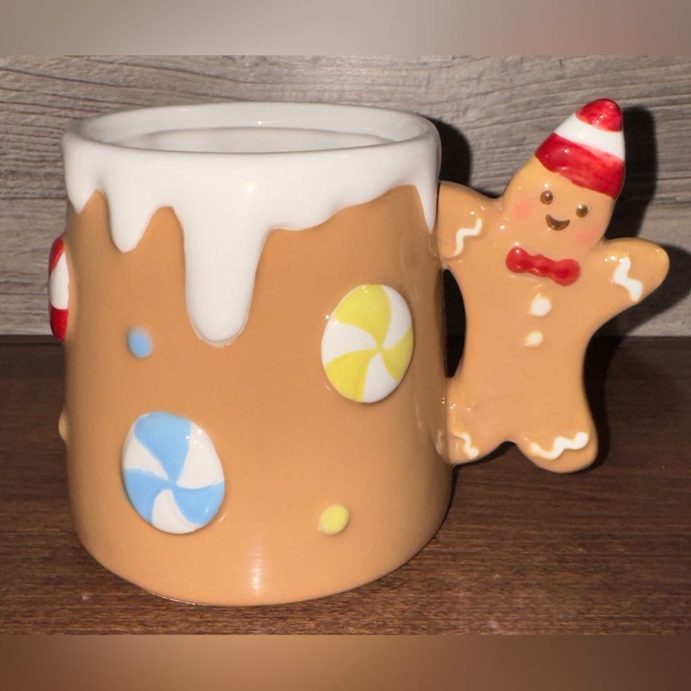 Super Cute  Gingerbread  Man Mug - NEW